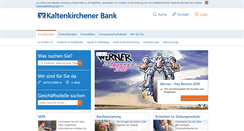 Desktop Screenshot of kaltenkirchener-bank.de
